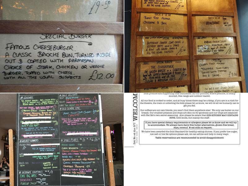 Eat Me Cafe Menu