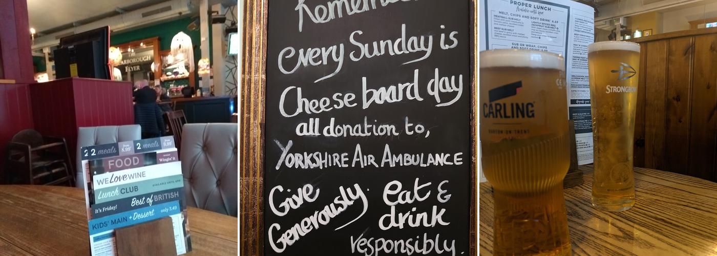 Scarborough Flyer Menu