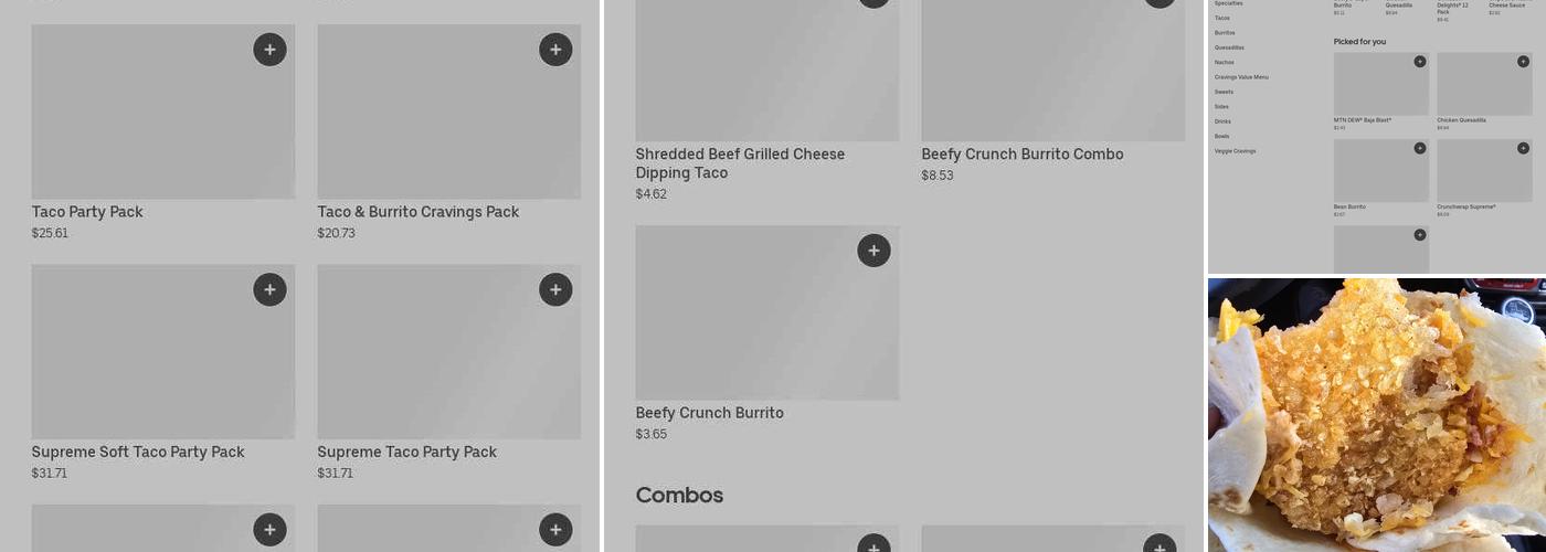 Taco Bell Menu