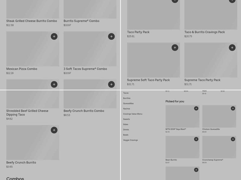 Taco Bell Menu