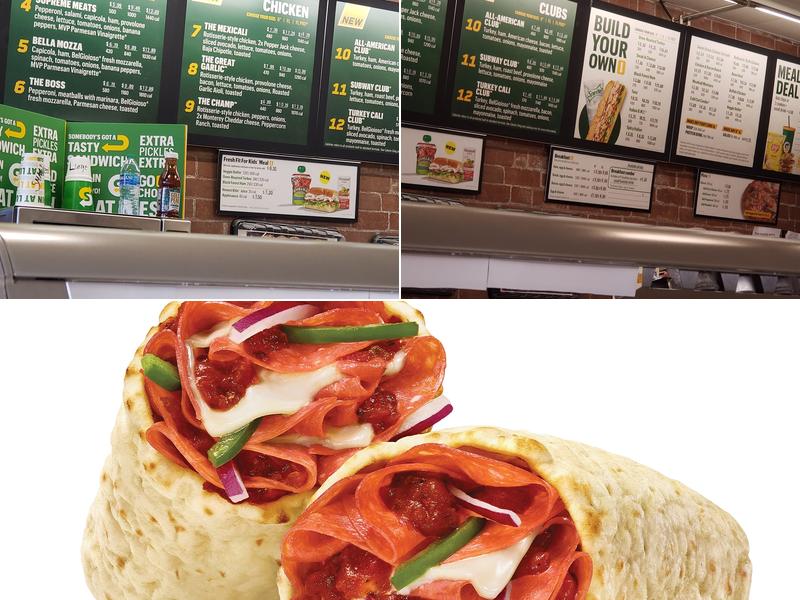 Subway Menu