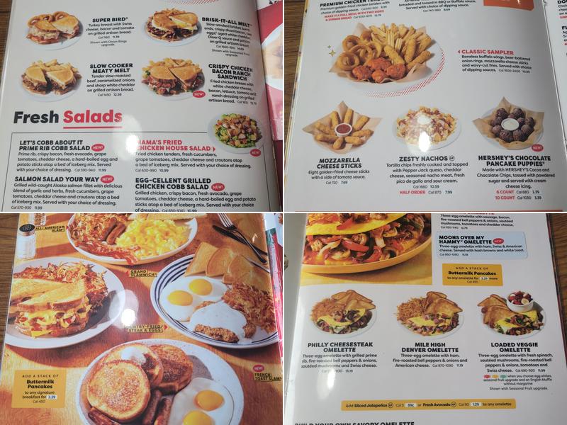 Denny's Menu