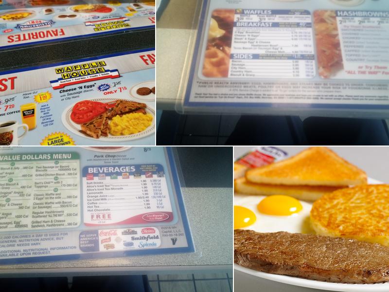 Waffle House Menu