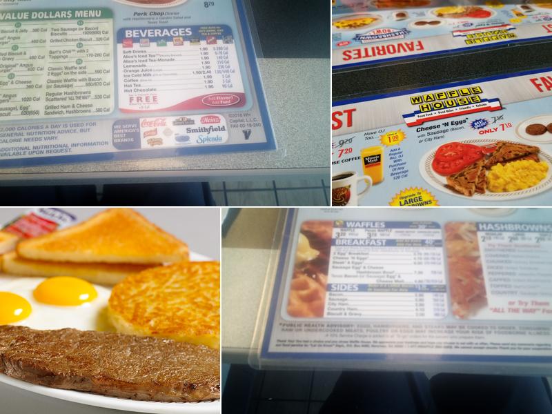 Waffle House Menu