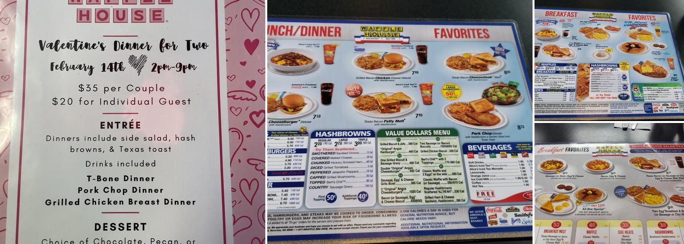 Waffle House Menu