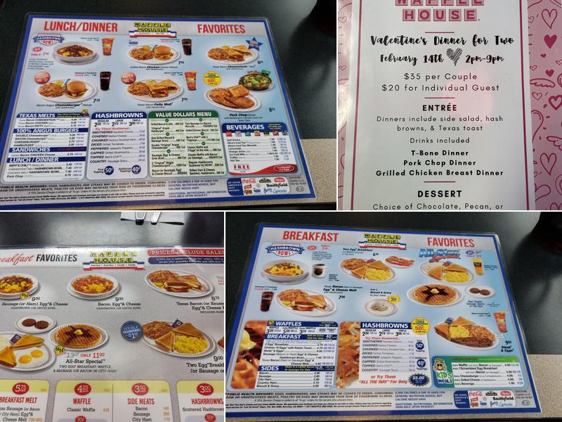Waffle House Menu