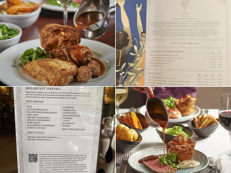 Hotel du Vin Harrogate Menu