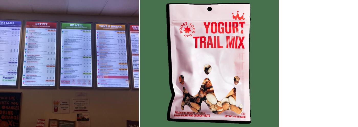 Smoothie King Menu