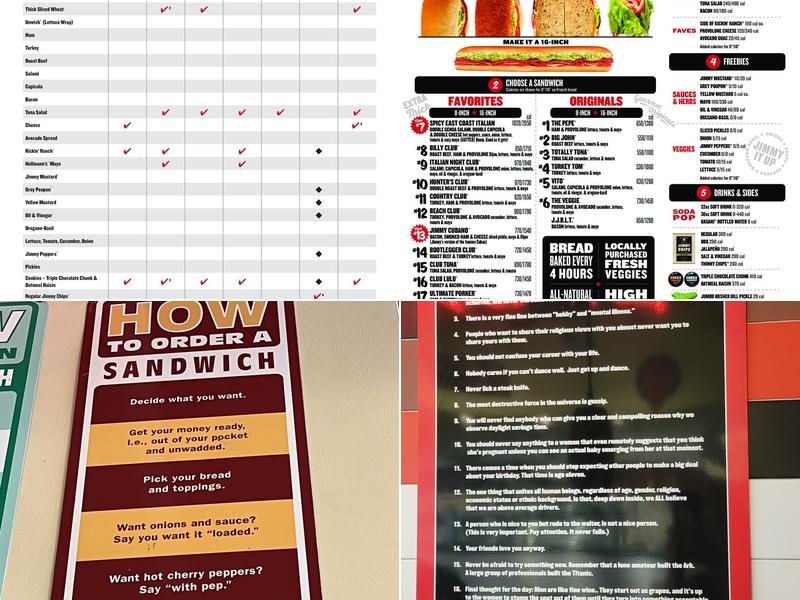 Jimmy John's Menu