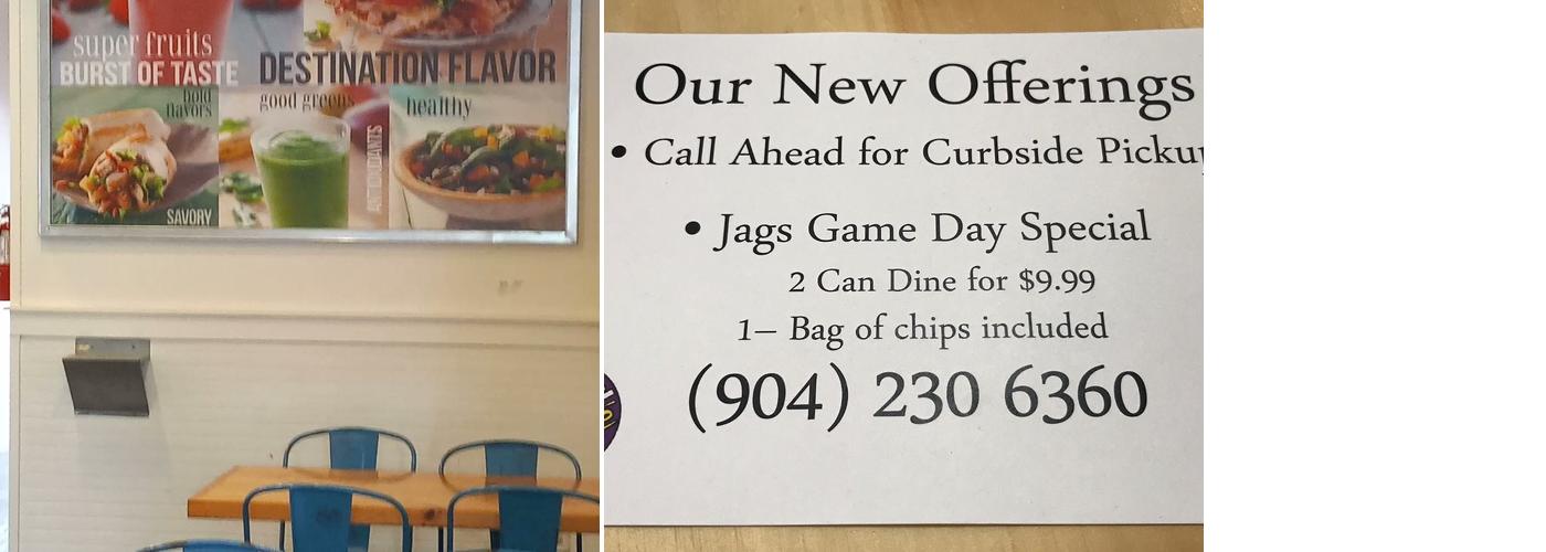 Tropical Smoothie Cafe Menu