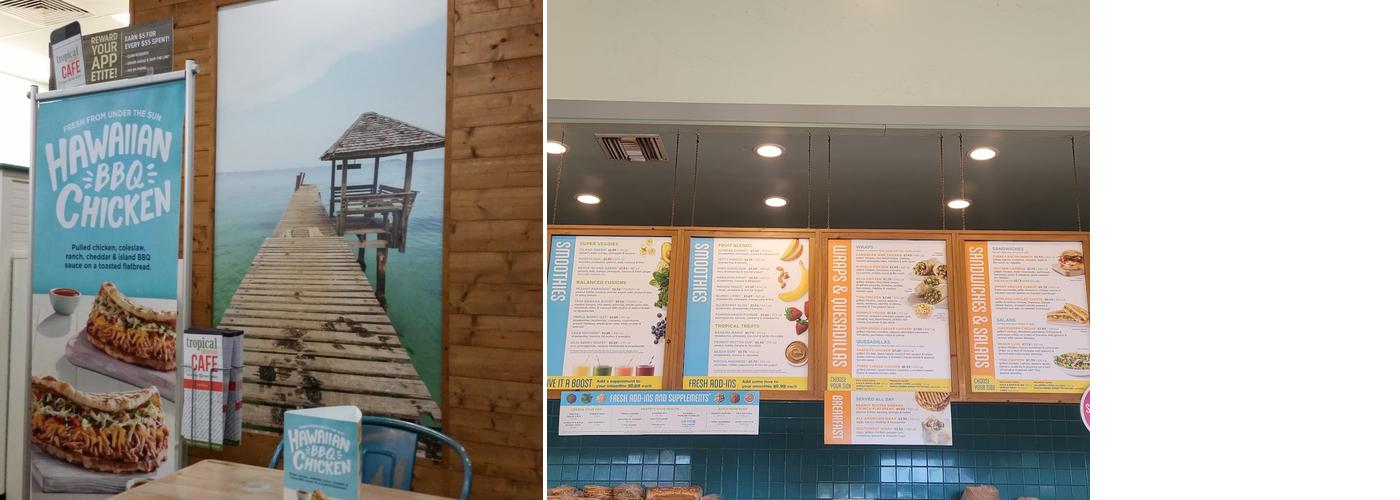 Tropical Smoothie Cafe Menu