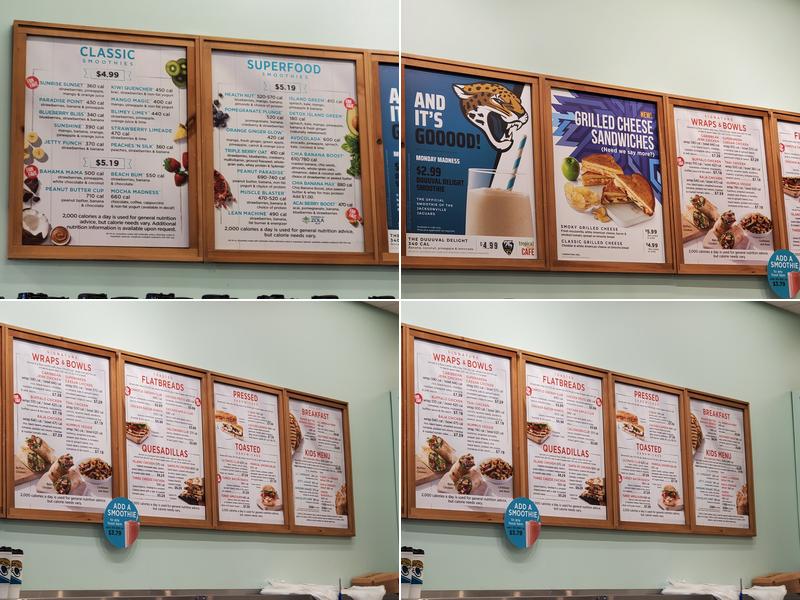 Tropical Smoothie Cafe Menu