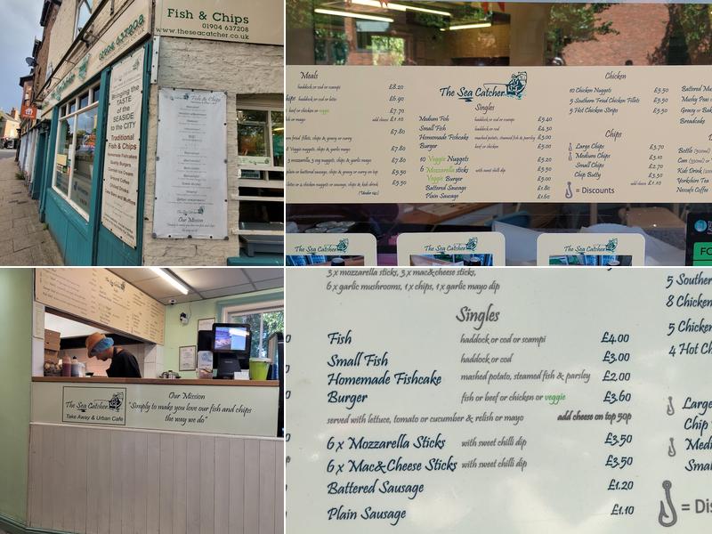 The Sea Catcher Menu