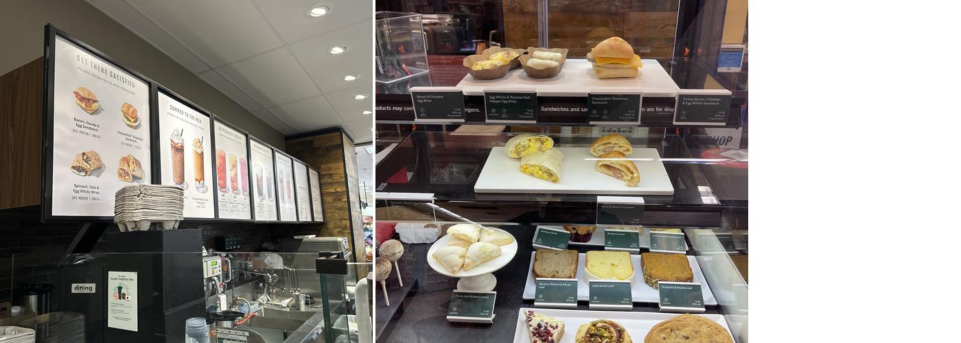 Starbucks Coffee Company Menu