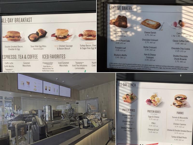 Starbucks Menu