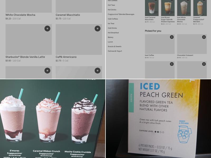 Starbucks Menu