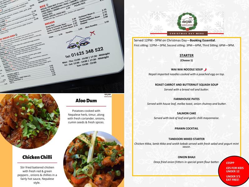 Gurkha Dining Menu