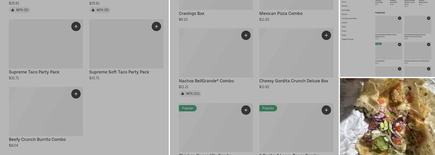 Taco Bell Menu