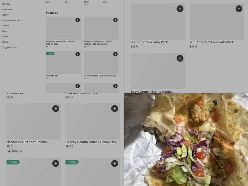Taco Bell Menu