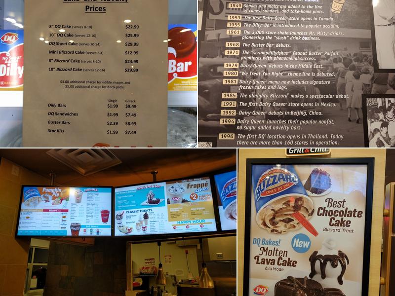 Dairy Queen Grill & Chill Menu