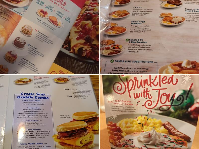 IHOP Menu