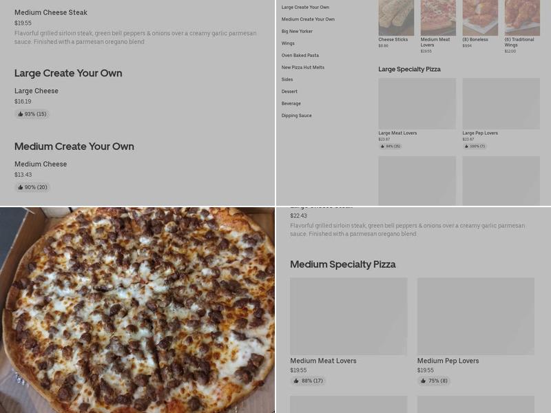 Pizza Hut Menu