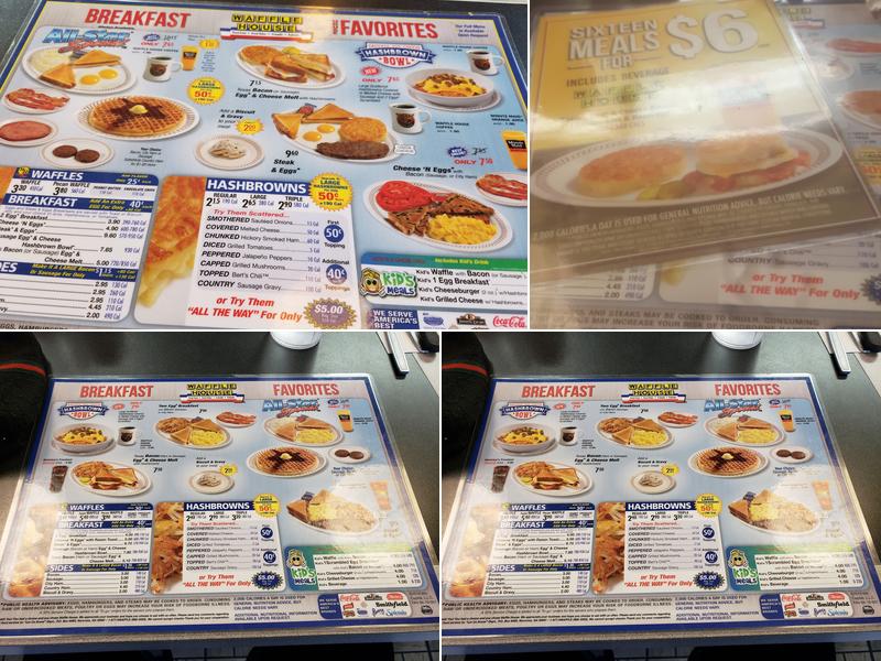 Waffle House Menu