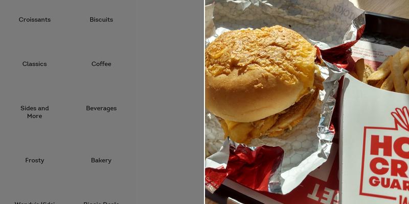 Wendy's Menu