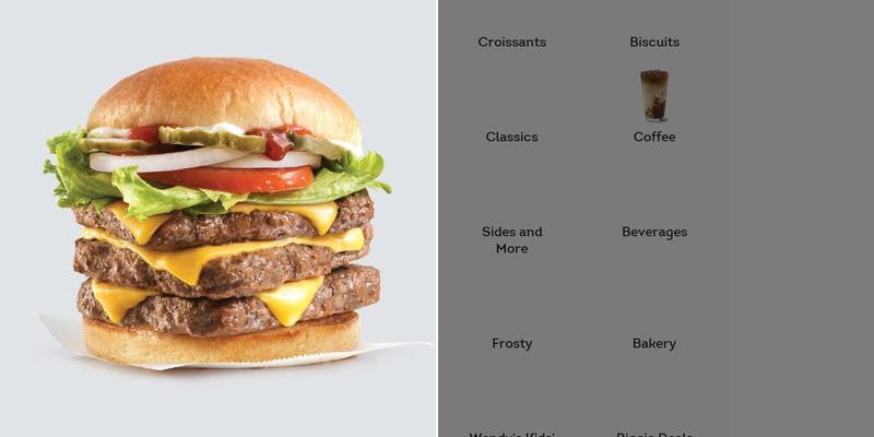 Wendy's Menu