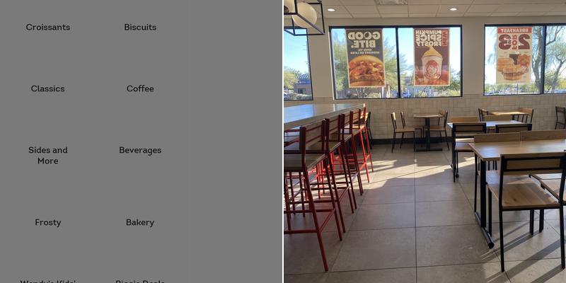 Wendy's Menu