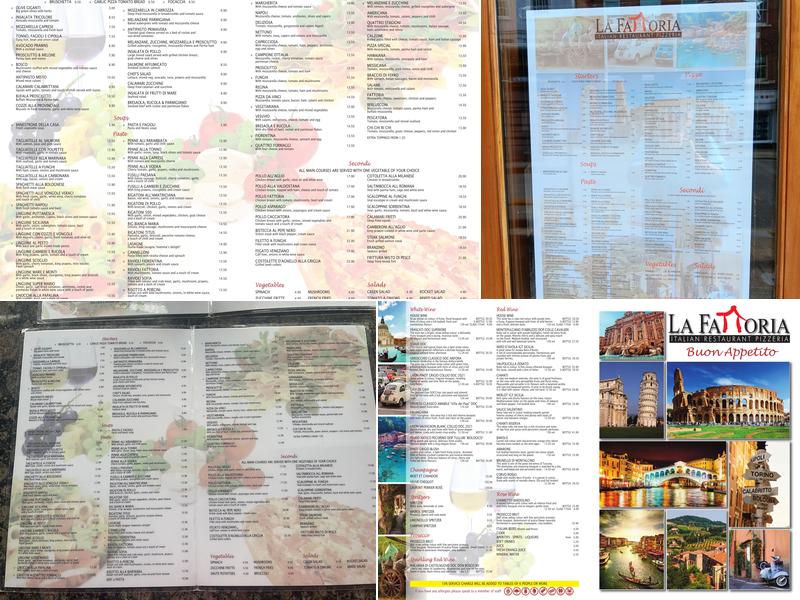 La Fattoria Menu