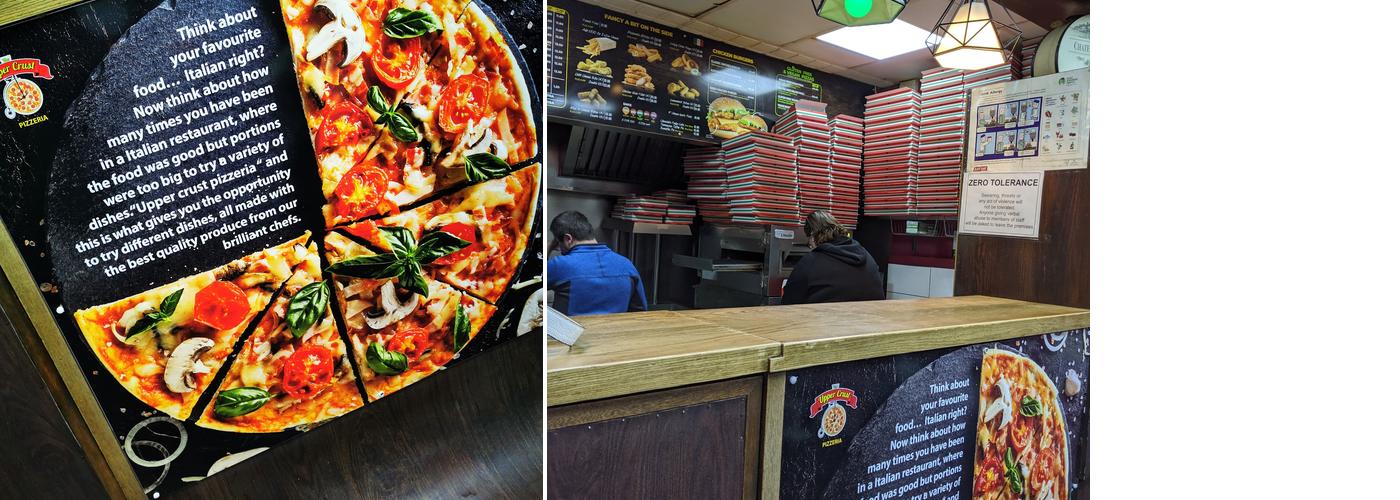 Upper Crust Pizzeria Menu