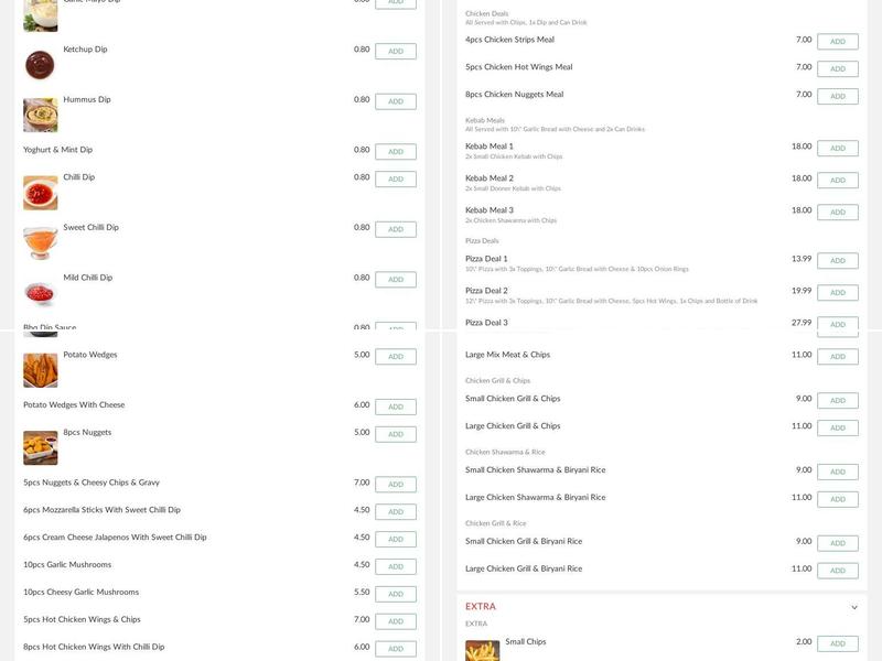 Marmaris International Menu