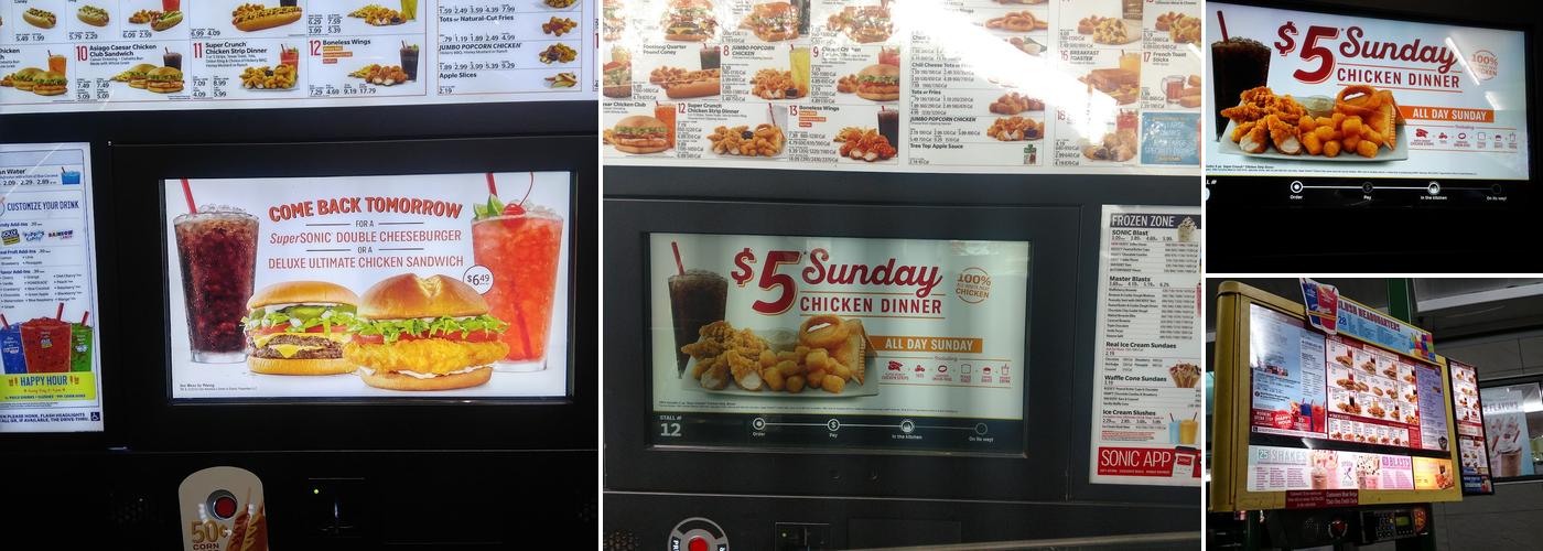 Sonic Drive-In Menu