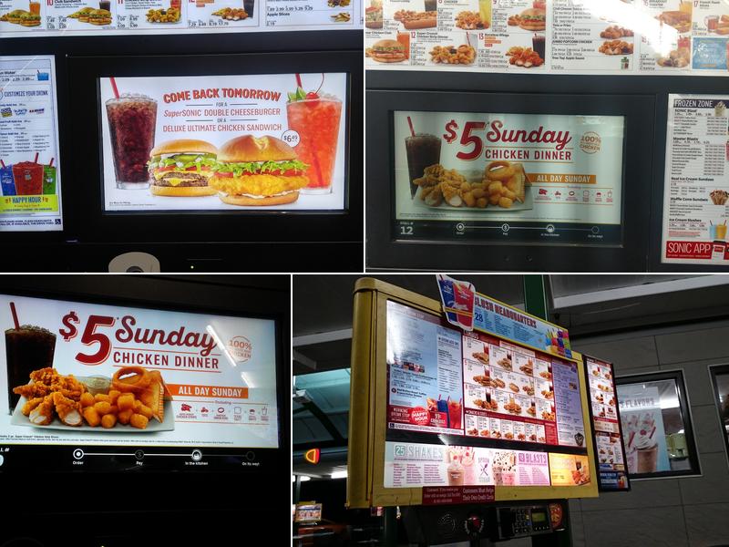 Sonic Drive-In Menu