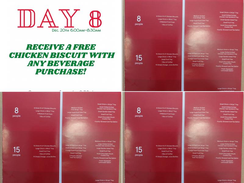Chick-fil-A Menu