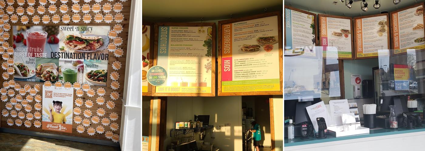 Tropical Smoothie Cafe Menu