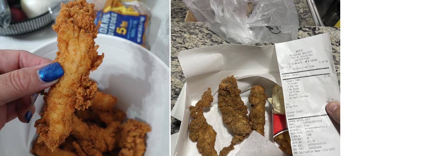 KFC Menu