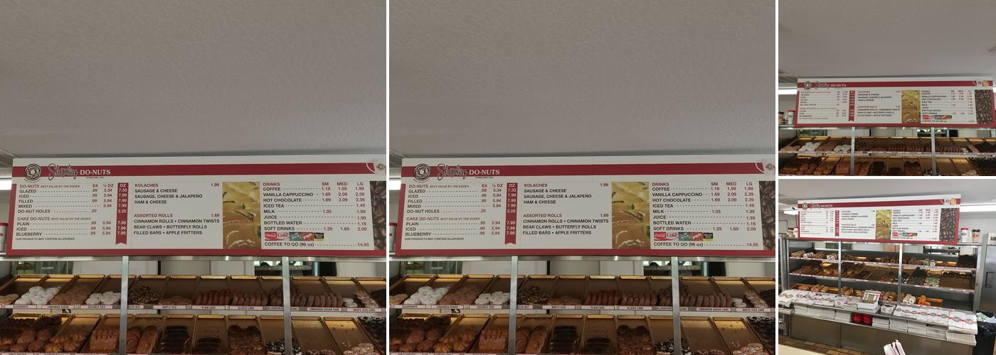 Shipley Do-Nuts Menu