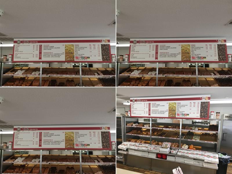 Shipley Do-Nuts Menu