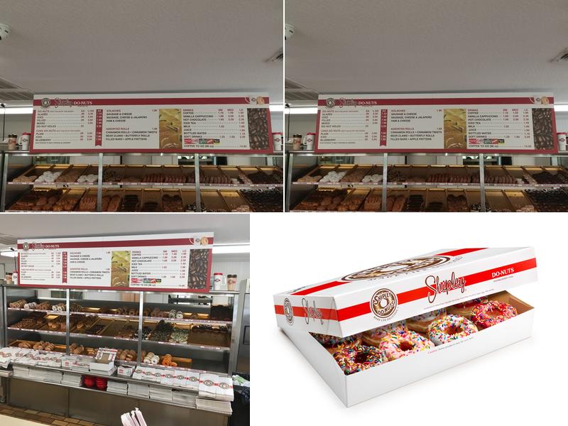 Shipley Do-Nuts Menu