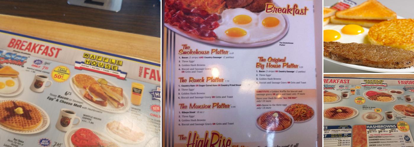 Waffle House Menu