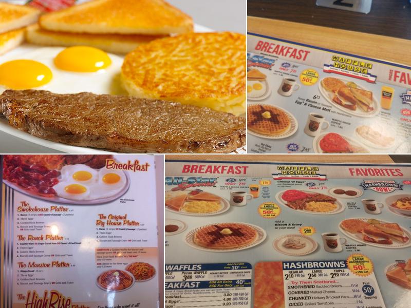 Waffle House Menu