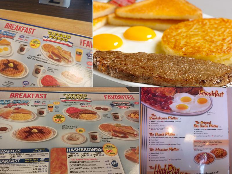 Waffle House Menu