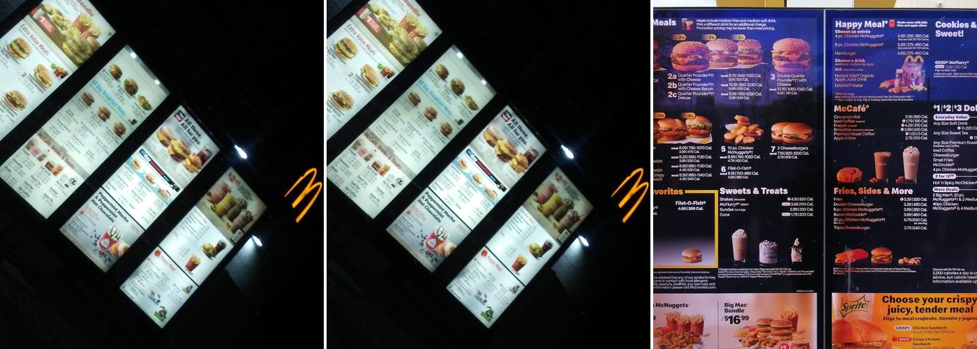 McDonald's Menu