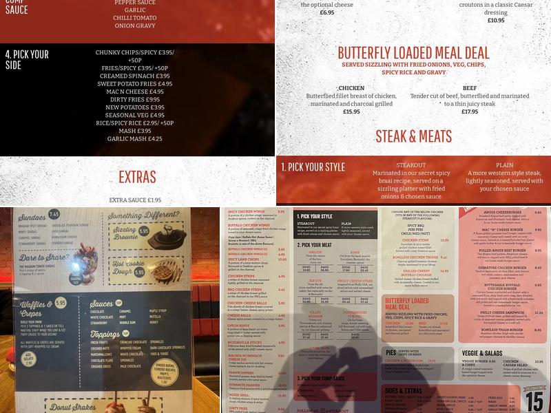 Steakout Menu
