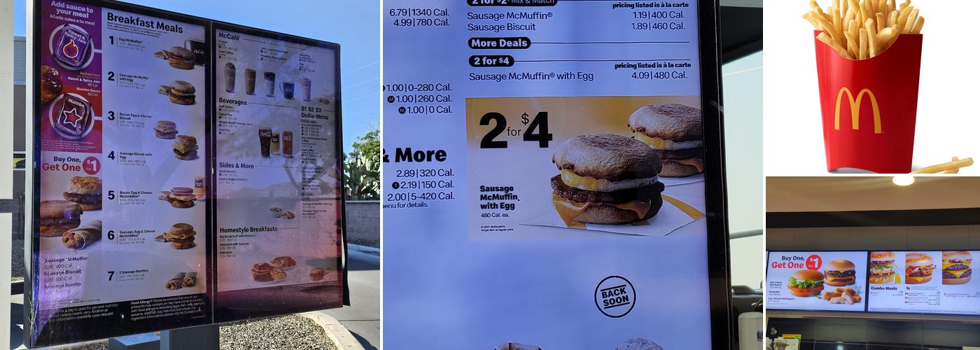 McDonald's Menu