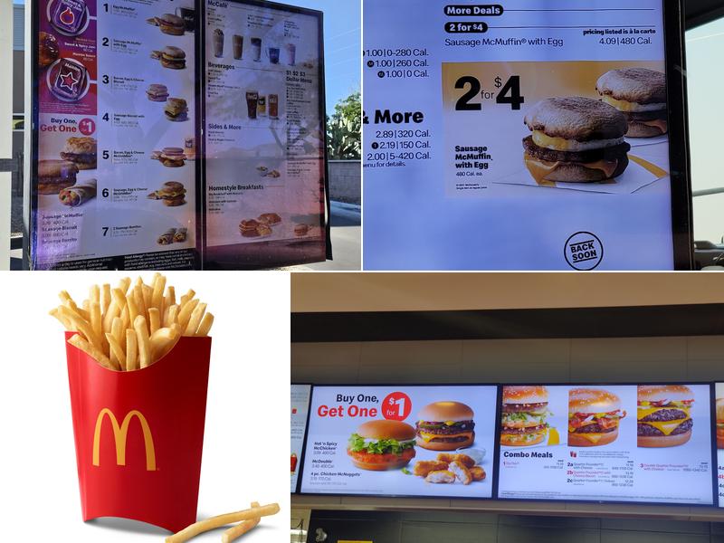 McDonald's Menu