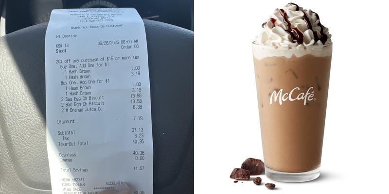 McDonald's Menu