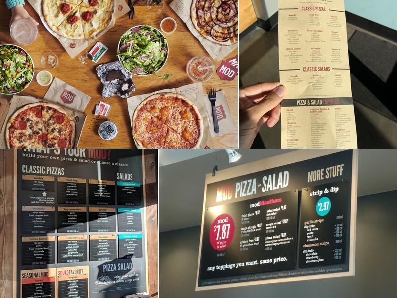 MOD Pizza Menu